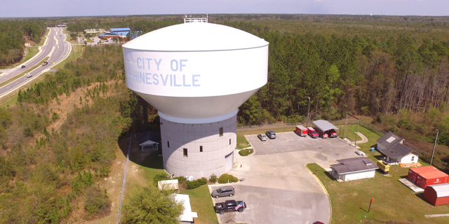 CIty of Hinesville Georgia Elevated Water Storage Tank